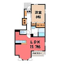 茨城県結城市大字結城（賃貸アパート1LDK・1階・52.74㎡） その2