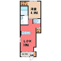 栃木県小山市大字雨ケ谷（賃貸アパート1LDK・1階・36.56㎡） その2