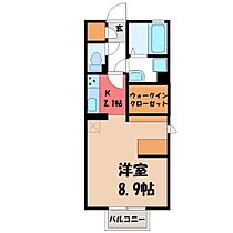 茨城県結城市大字結城（賃貸アパート1K・1階・30.27㎡） その2