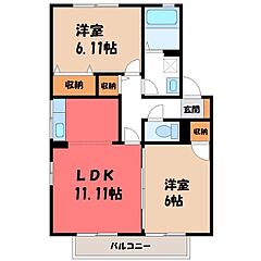 物件の間取り