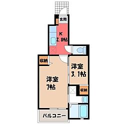 フェアリー 1SKの間取図画像