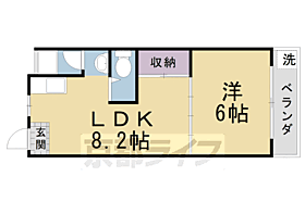 京都府京田辺市大住関屋（賃貸マンション1LDK・3階・30.00㎡） その2