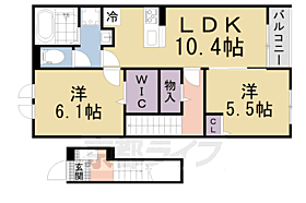 京都府木津川市加茂町里中門伝（賃貸アパート2LDK・2階・56.12㎡） その2