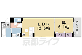 京都府城陽市寺田北東西（賃貸アパート1LDK・3階・43.89㎡） その2