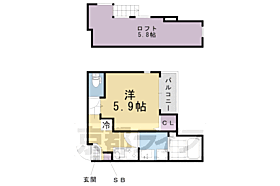 ハーモニーテラス京都石田 202 ｜ 京都府京都市伏見区醍醐東合場町（賃貸アパート1K・2階・21.17㎡） その2