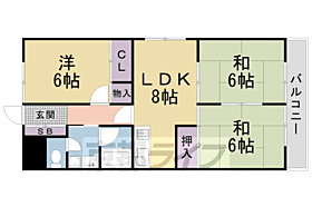 京都府宇治市宇治戸ノ内（賃貸マンション3LDK・5階・57.75㎡） その2