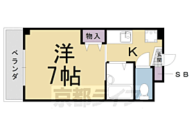 第18長栄レジデンス深草21 108 ｜ 京都府京都市伏見区深草西浦町1丁目（賃貸マンション1K・1階・20.58㎡） その2