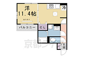 大阪府枚方市新之栄町（賃貸アパート1R・3階・31.76㎡） その1