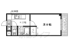 京都府京田辺市草内法福寺（賃貸マンション1K・2階・22.61㎡） その2