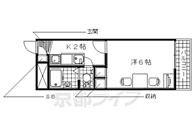 京都府宇治市伊勢田町南山（賃貸アパート1K・1階・19.87㎡） その2