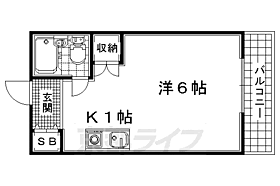 京都府京田辺市三山木南山（賃貸マンション1R・3階・16.24㎡） その2