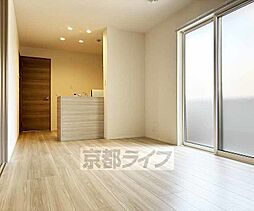 近鉄京都線 富野荘駅 徒歩5分の賃貸アパート 3階1LDKのリビング/ダイニング