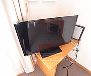 備え付きのテレビです。