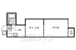 京都地下鉄東西線 椥辻駅 徒歩19分 2階/-