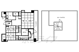 S-FORT二条城前 2LDKの間取図画像
