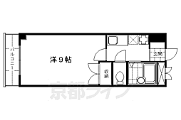 メゾン近松 1Kの間取図画像