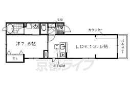 シャーメゾン西陣 1階/-