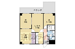 シルバーシャトー太秦 2階