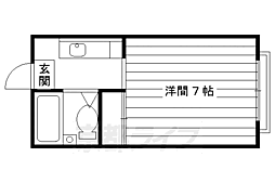 ステーションマンション(株)イワイ 1Kの間取図画像