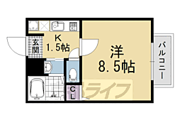 アークリード五条堀川 3階/-