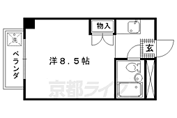 あおきハイツ 1Kの間取図画像