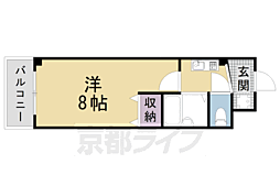 ヴィラ・ヒトミ 1Kの間取図画像