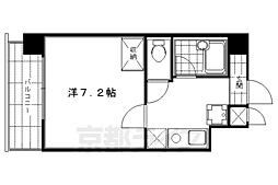セント綾大宮 1Kの間取図画像