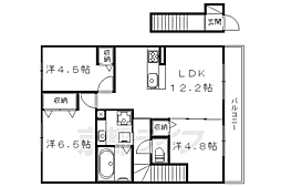 京都市営烏丸線 国際会館駅 徒歩23分 2階/-