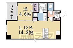 増田屋ビル 1LDKの間取図画像