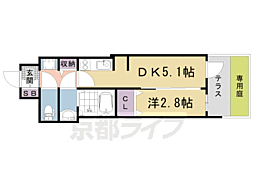 エンゼルプラザ京都太秦 1階/-