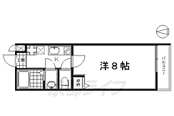 アクアKM 1Kの間取図画像