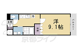 エクセルコート・まはたぎ 1Kの間取図画像