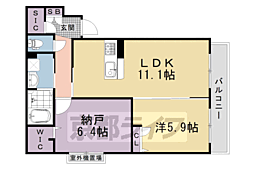 シャーメゾンDD 1SLDKの間取図画像