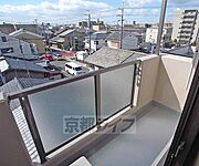 南向きのバルコニーです