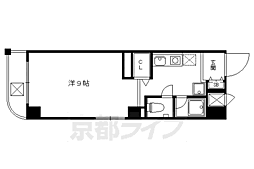 グリーンゲイブルズ小寺 1Kの間取図画像