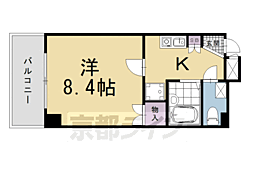 ヴォール・ベハーゲン 1Kの間取図画像