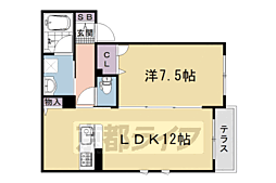 シャーメゾンメープル 1LDKの間取図画像