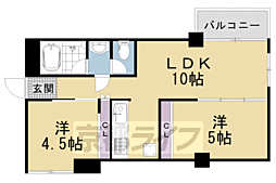 シーズン嵐山 2LDKの間取図画像