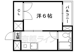 メローぺウエスト 3階/-