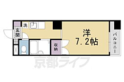 都々路ビル 1Kの間取図画像