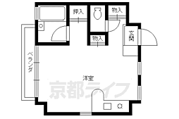 京福電気鉄道北野線 北野白梅町駅 徒歩7分 1階/-