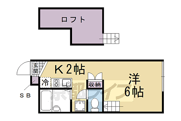 レオパレスカーサ石田大受 101｜京都府京都市伏見区石田大受町(賃貸アパート1K・1階・19.87㎡)の写真 その2