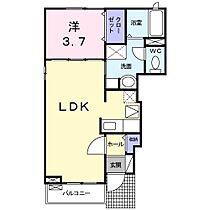 アドヴァンスA 101 ｜ 茨城県土浦市真鍋６丁目（賃貸アパート1LDK・1階・37.13㎡） その2