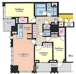間取図画像 3LDK