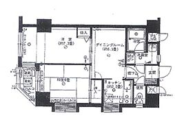 都営三田線 白山駅 徒歩7分の賃貸マンション 4階2DKの間取り