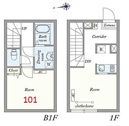 間取図画像 1LDK