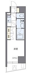 LOVIE文京音羽 1Kの間取図画像