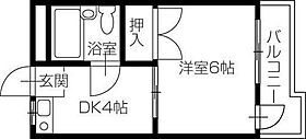 コーポ桑村 302 ｜ 徳島県徳島市佐古三番町3-22（賃貸マンション1DK・3階・22.62㎡） その2