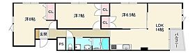 K`sガーデン神明 201 ｜ 徳島県徳島市住吉2丁目5-18（賃貸マンション3LDK・2階・81.74㎡） その2