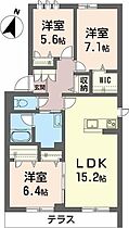 ベレオ藍住 101 ｜ 徳島県板野郡藍住町東中富字龍池傍示6-1（賃貸マンション3LDK・1階・80.85㎡） その2